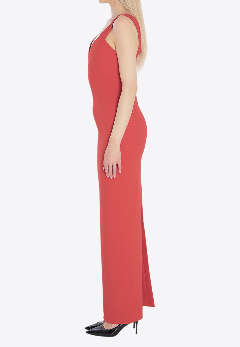 Solace London Nalani Sleeveless Maxi Dress Red OS44044--RED