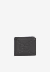 Gucci Jumbo GG Logo Leather Wallet Black 739475-AABY0-1000