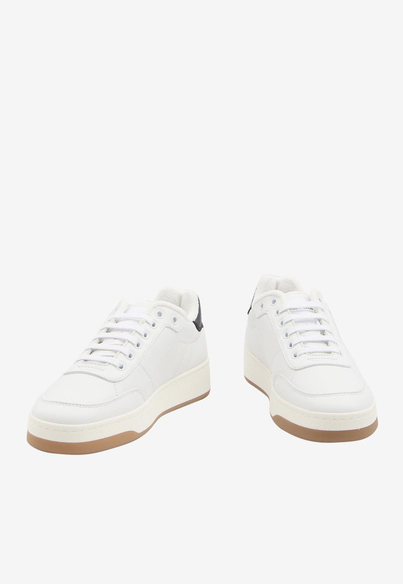 Saint Laurent SL/61 Leather Low-Top Sneakers White 819478-00NI0-9061