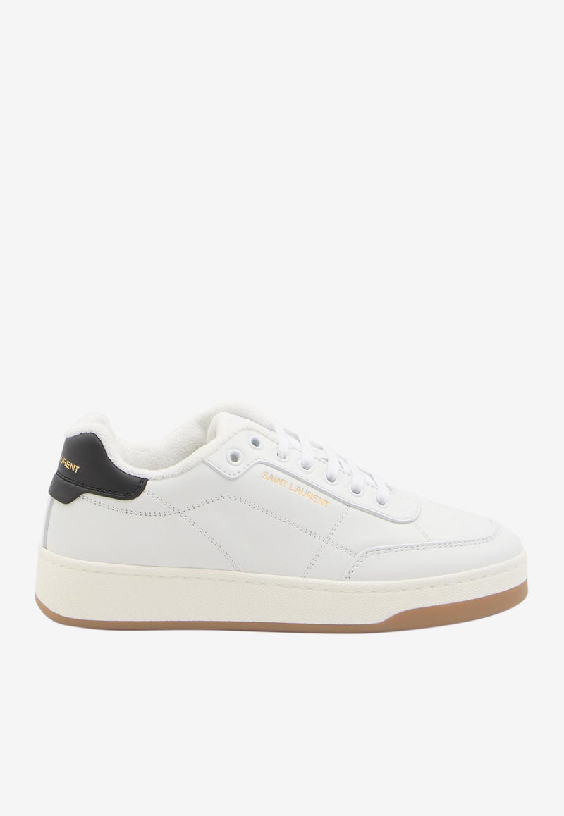 Saint Laurent SL/61 Leather Low-Top Sneakers White 819478-00NI0-9061