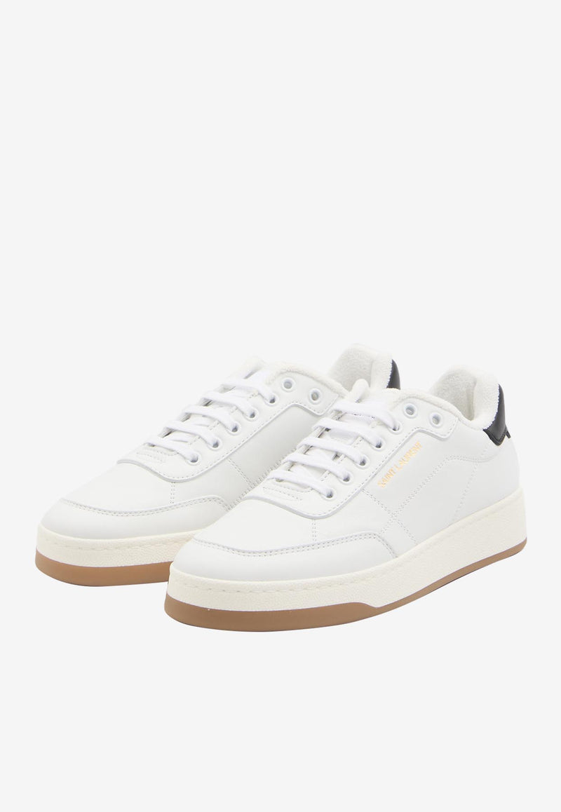 Saint Laurent SL/61 Leather Low-Top Sneakers White 819478-00NI0-9061