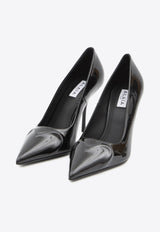 Alaïa Le Coeur 90 Patent Leather Pumps Black AA3E089CK168--999
