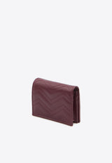 Gucci GG Marmont Foldable Wallet  Burgundy 466492-DTDHV-6207