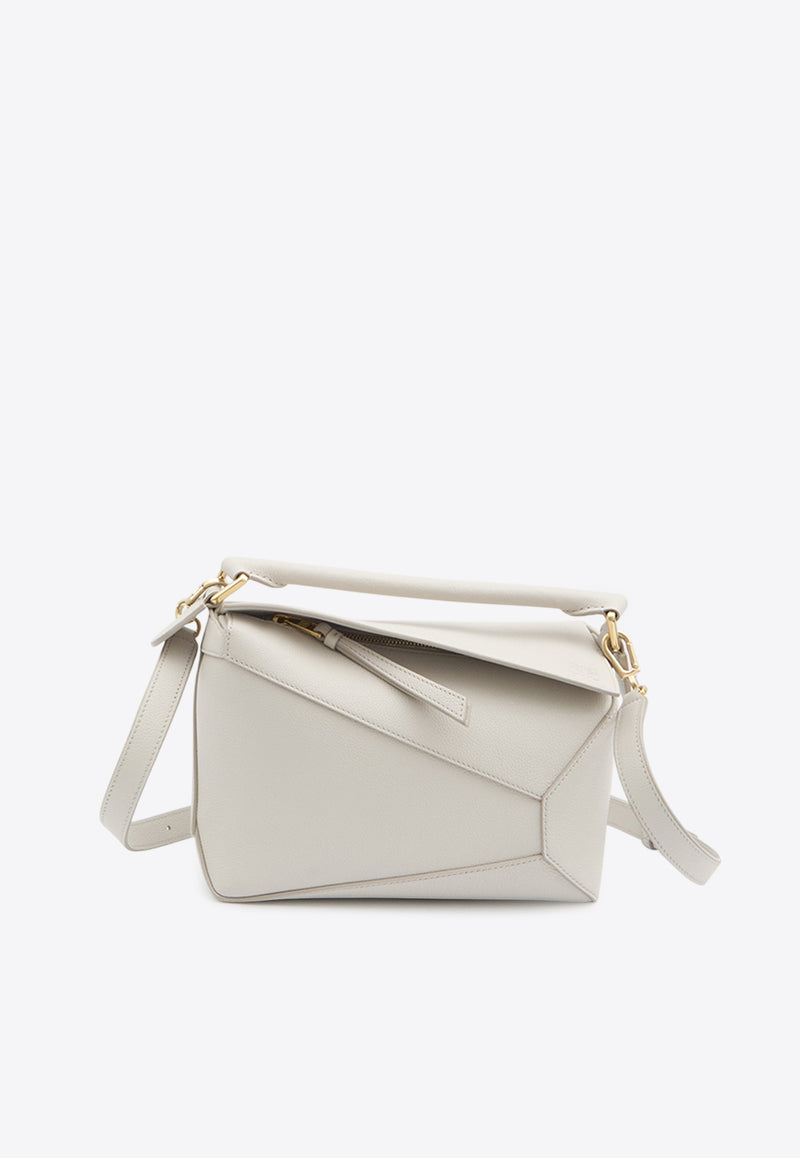 Loewe Small Mastice Puzzle Edge Crossbody Bag Cream A510P60XAW--1769