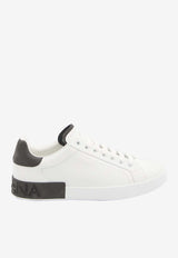 Dolce & Gabbana Portofino Leather Sneakers White CS2278-AF218-89697