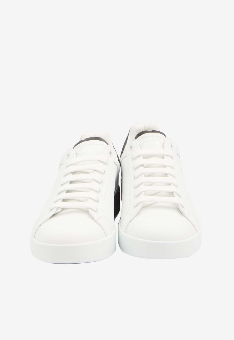 Dolce & Gabbana Portofino Leather Sneakers White CS2278-AF218-89697