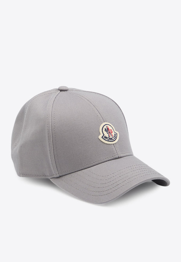 Moncler Logo Patch Baseball Cap Gray K20913B00043-04863-932