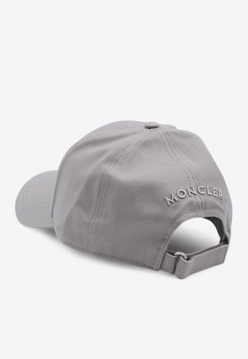 Moncler Logo Patch Baseball Cap Gray K20913B00043-04863-932