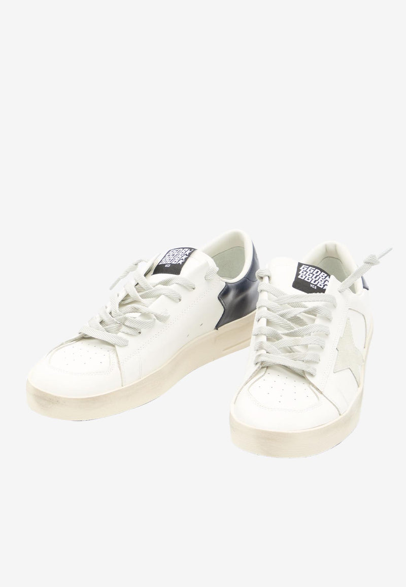 Golden Goose DB Stardan Distressed Leather Sneakers White GMF00128-F000567-10509