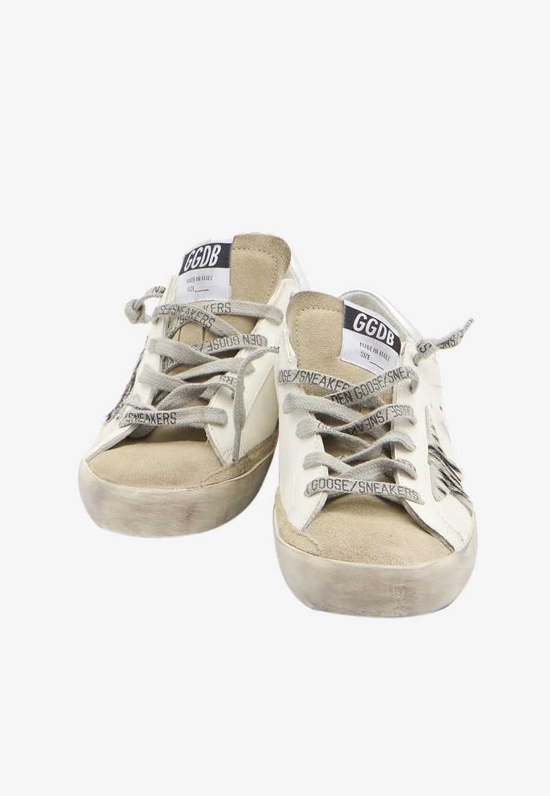 Golden Goose DB Super-Star Distressed Leather Sneakers White GWF00101-F002692-81571
