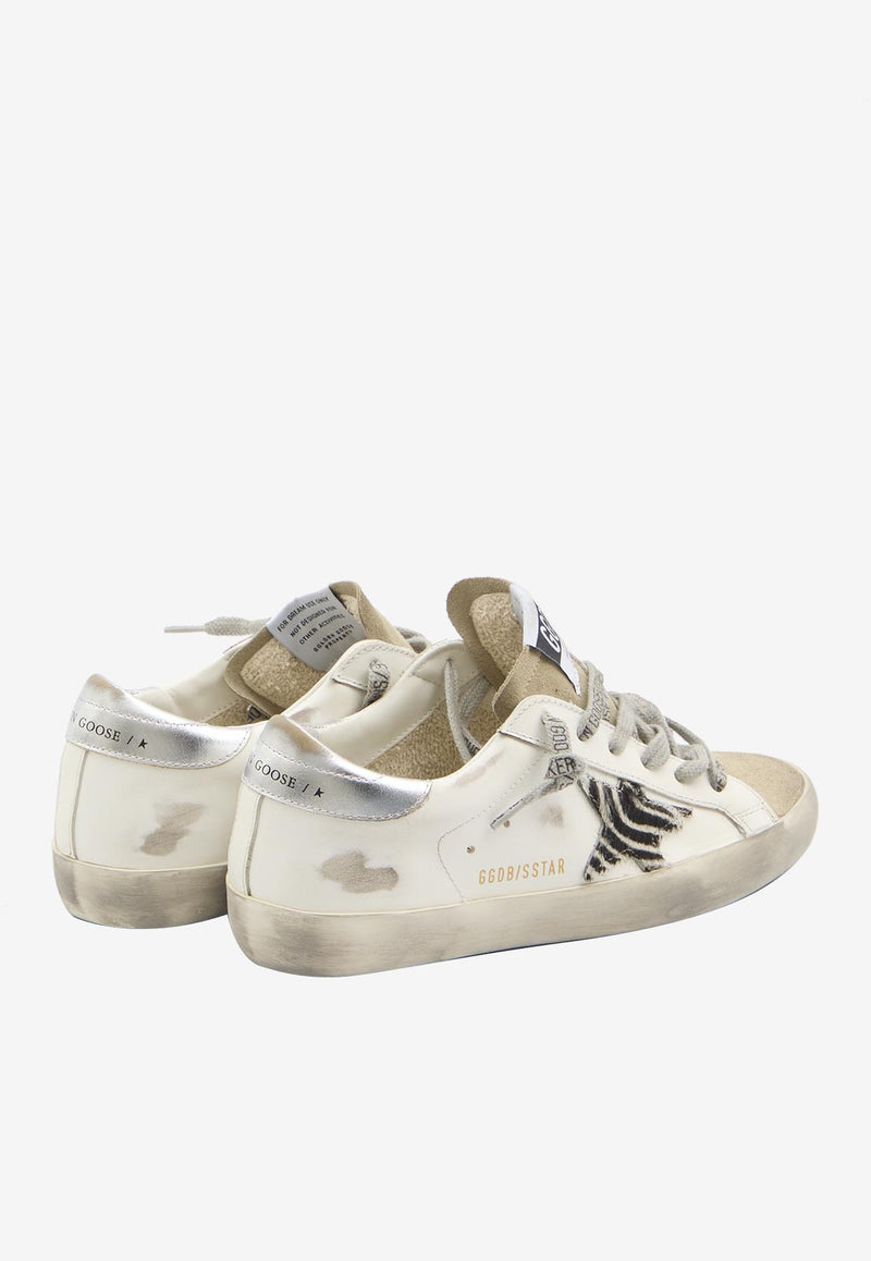 Golden Goose DB Super-Star Distressed Leather Sneakers White GWF00101-F002692-81571