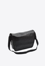 Balenciaga Explorer Leather Messenger Bag Black 834827-1VG7X-1090