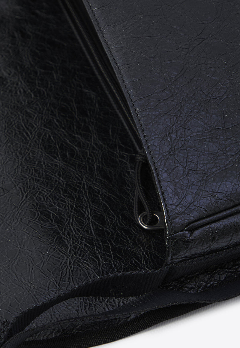 Balenciaga Explorer Leather Messenger Bag Black 834827-1VG7X-1090