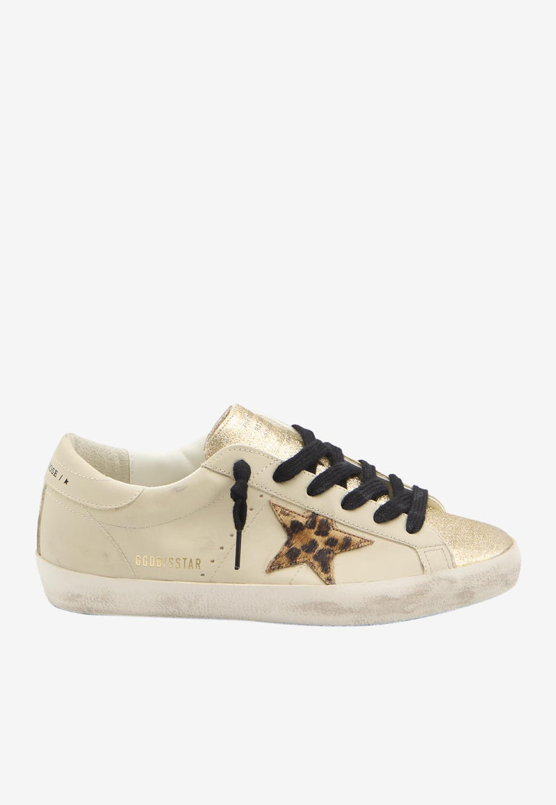 Golden Goose DB Super-Star Leather Low-Top Sneakers Beige GWF00101-F007524-15741
