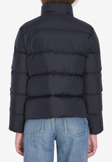 Moncler Mauzun High-Neck Puffer Jacket Blue K20931A00001-597YW-778
