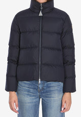 Moncler Mauzun High-Neck Puffer Jacket Blue K20931A00001-597YW-778
