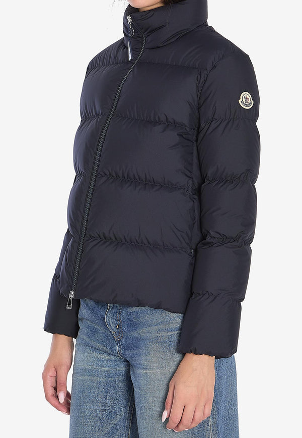 Moncler Mauzun High-Neck Puffer Jacket Blue K20931A00001-597YW-778