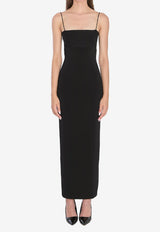 Alexander Wang Cut-Out Maxi Slip Dress Black 1KC3256002--001