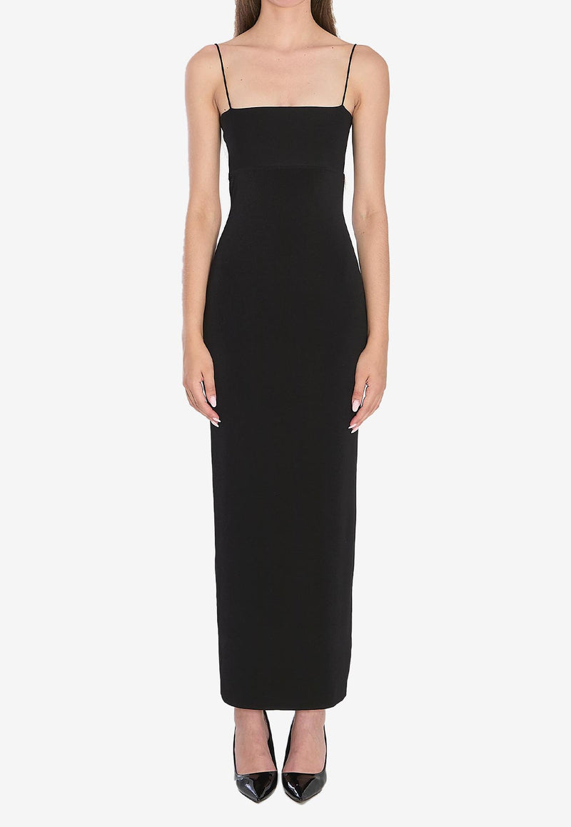 Alexander Wang Cut-Out Maxi Slip Dress Black 1KC3256002--001