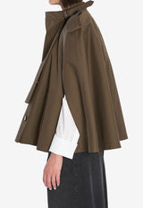 Burberry Button-Up Cape Green 8113209--C1764