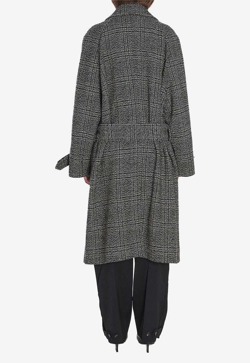 Balenciaga One Layer Raglan Wool Coat Black 838934-TSU20-1269