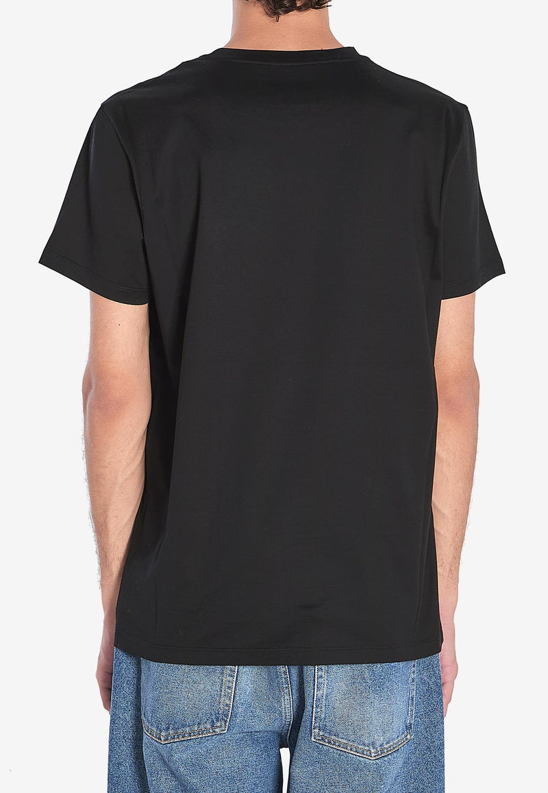 Moncler Double Logo Patches T-shirt Black K20918C00035-8390Y-999