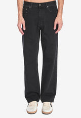 Golden Goose DB Vintage Straight-Leg Jeans Black GMP01636-P000625-90100