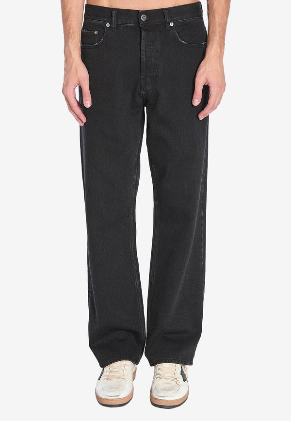 Golden Goose DB Vintage Straight-Leg Jeans Black GMP01636-P000625-90100