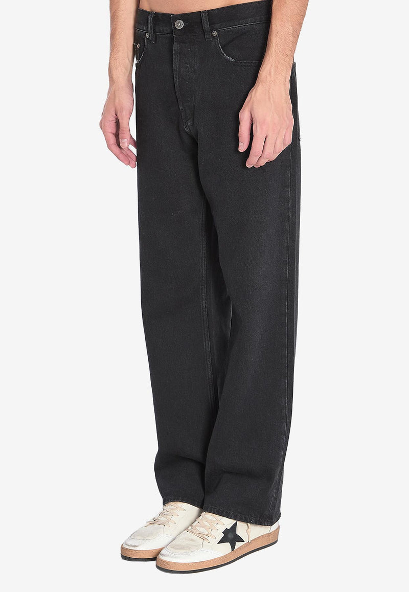 Golden Goose DB Vintage Straight-Leg Jeans Black GMP01636-P000625-90100