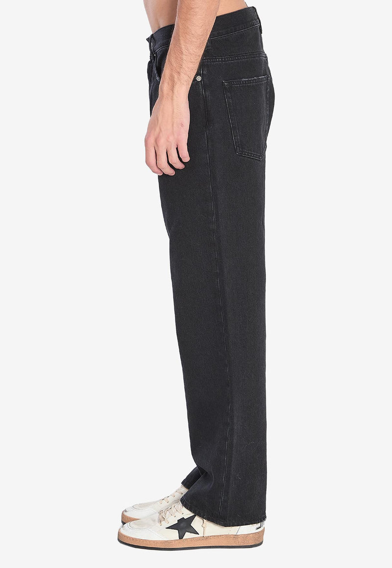 Golden Goose DB Vintage Straight-Leg Jeans Black GMP01636-P000625-90100