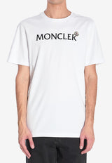 Moncler Flocked Logo T-shirt White K20918C00036-8390T-001