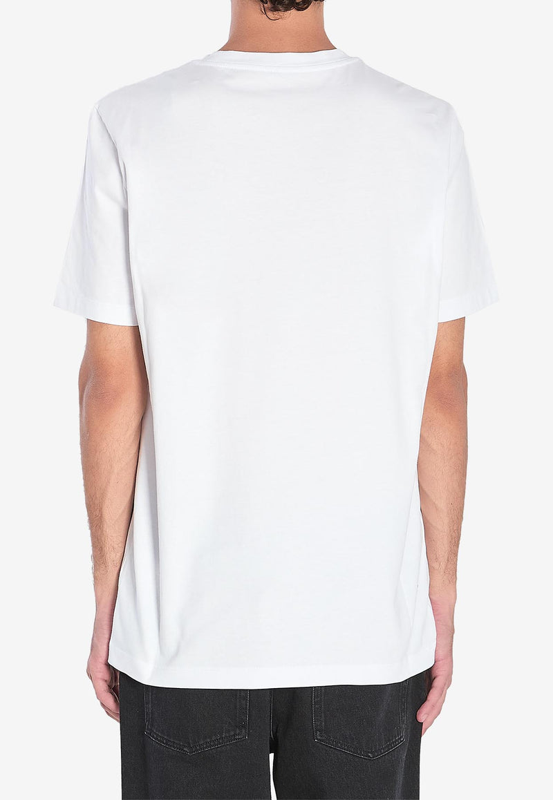 Moncler Flocked Logo T-shirt White K20918C00036-8390T-001