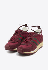 Gucci Re-Motion Suede Low-Top Sneakers Burgundy 832918-AAEZM-6144