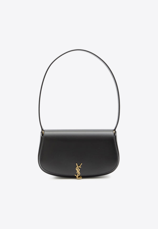 Saint Laurent Mini Voltaire Leather Shoulder Bag Black 779642-0SX0W-1000