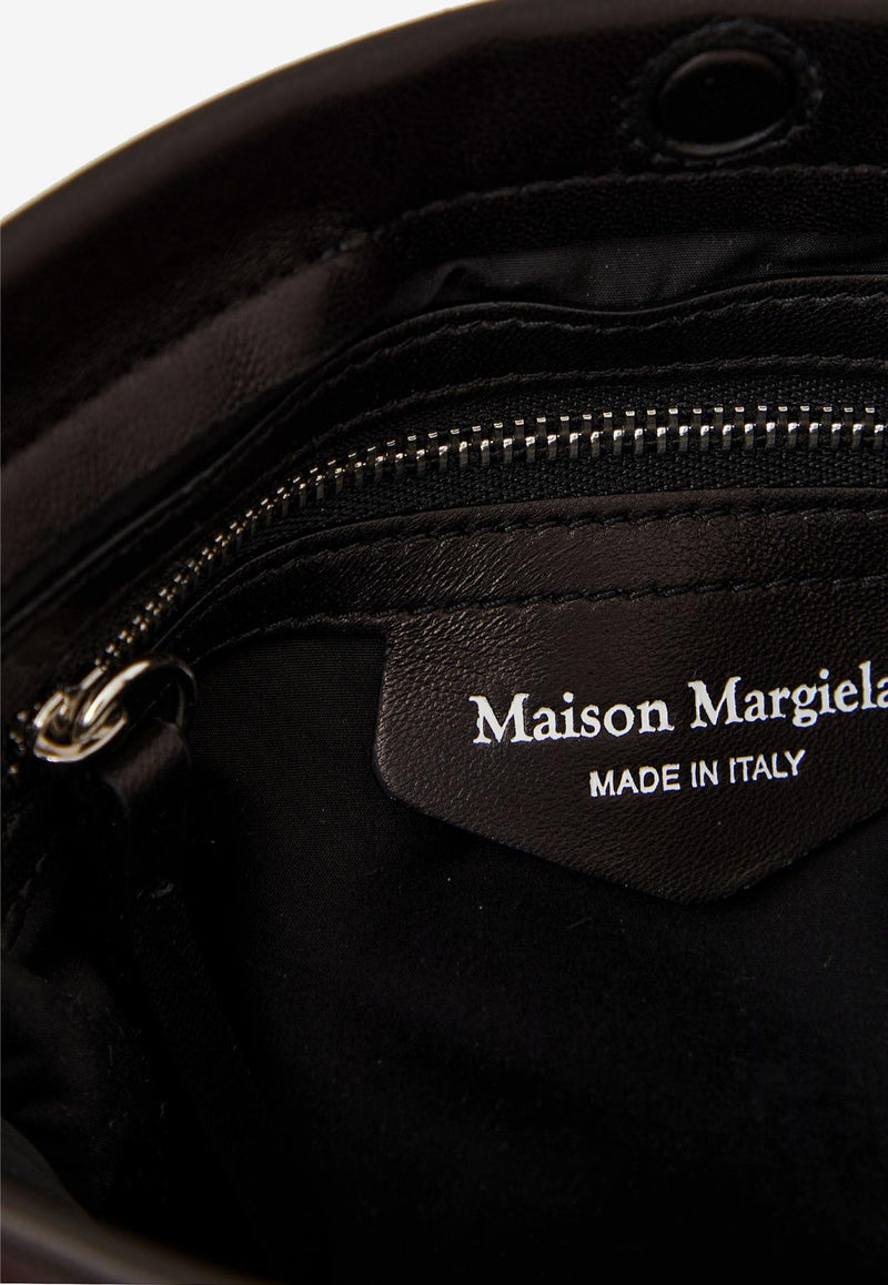 Maison Margiela Glam Slam Quilted Leather Flat Shoulder Bag Black SB1WG0005-P4300-T8013