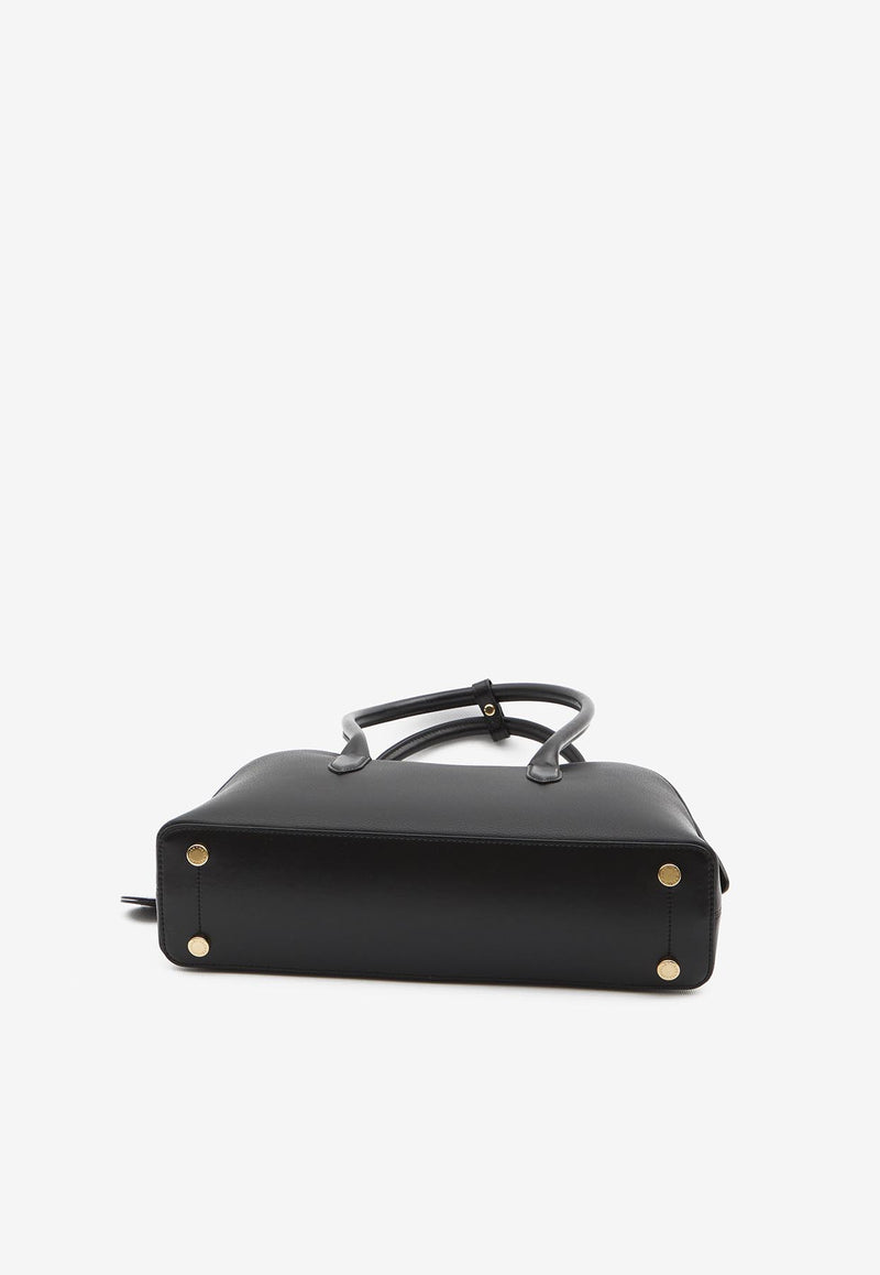 Stella McCartney Medium Ryder Faux Leather Shoulder Bag Black 7B0138-WP0533-1000