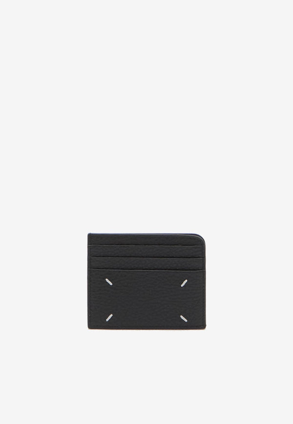 Maison Margiela Four Stitches Leather Cardholder Black SA3VX0007-P4455-T8013