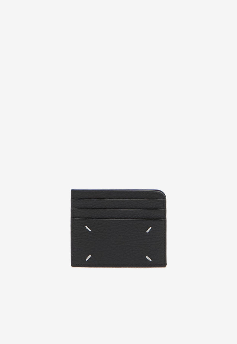 Maison Margiela Four Stitches Leather Cardholder Black SA3VX0007-P4455-T8013
