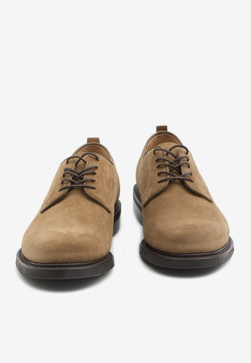 Church's Pentire 2.0 Suede Derby Shoes Brown EEC425--FOADV