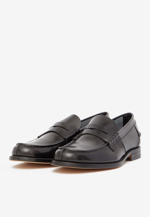 Tod's Logo Leather Penny Loafers Black XXM26C0CO50-AKT-B999