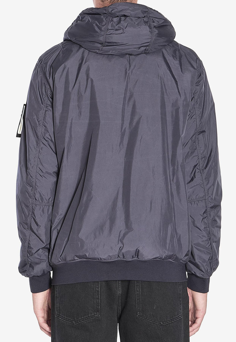 Stone Island Crinkle Reps Nylon Windbreaker Jacket  Blue K2S154100013-S0A23-V0026