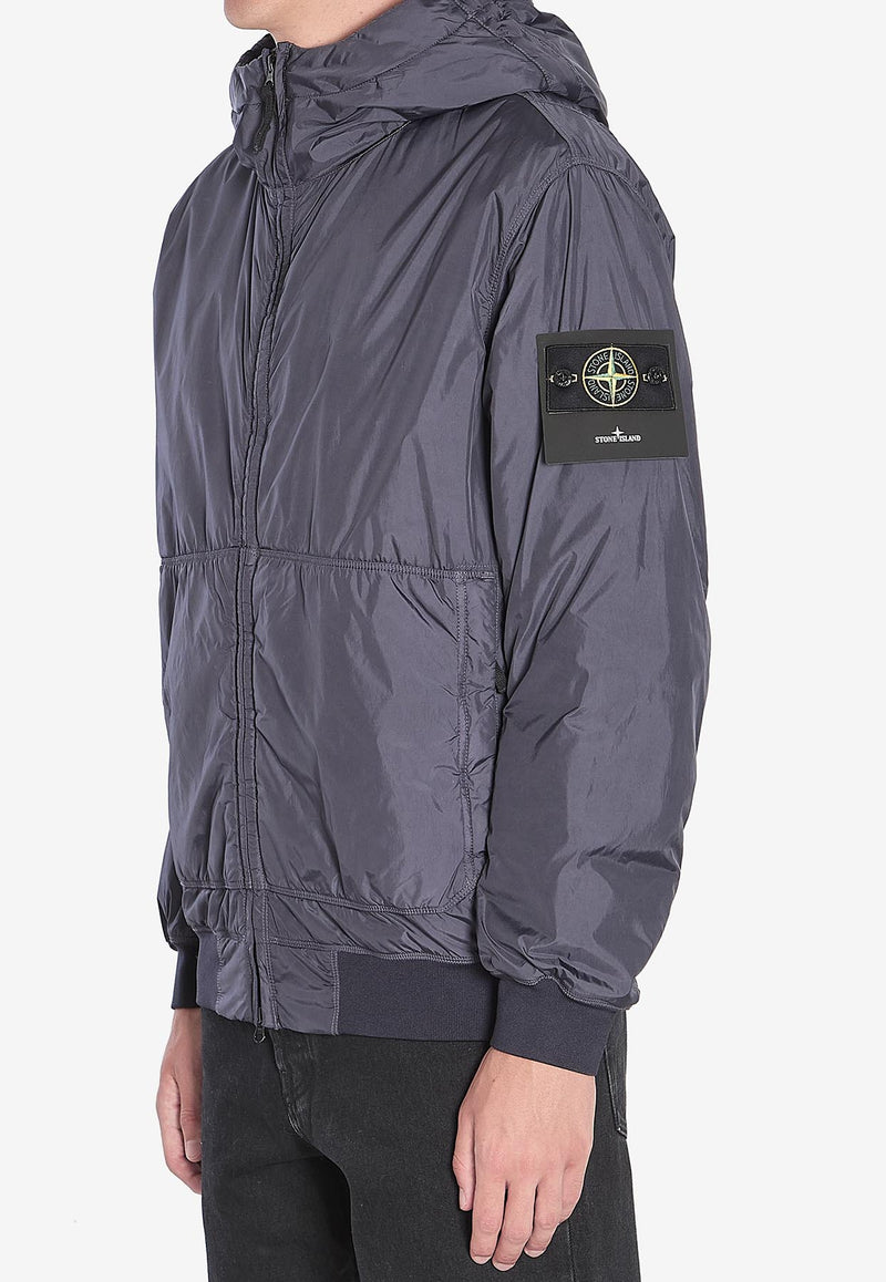 Stone Island Crinkle Reps Nylon Windbreaker Jacket  Blue K2S154100013-S0A23-V0026