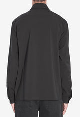 Moncler Long-Sleeved Button-Up Shirt Black K20912F00002-598PM-999