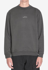 Stone Island Industrial Four Print Crewneck Sweatshirt Gray K2S156100018-S0195-V0062