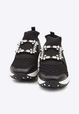 Roger Vivier Viv' Run Platform Sneakers Black RVW50624180-KOT-B999