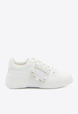 Roger Vivier Viv' Skate Low-Top Sneakers White RVW54229110-LXQ-B001