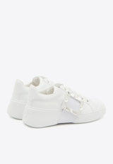 Roger Vivier Viv' Skate Low-Top Sneakers White RVW54229110-LXQ-B001