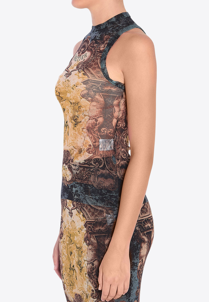 Jean Paul Gaultier Medallion Tank Top   Multicolor W-TO304-M006P-005740