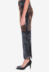 Jean Paul Gaultier Medallion Midi Skirt Multicolor W-SK005-M006P-005740