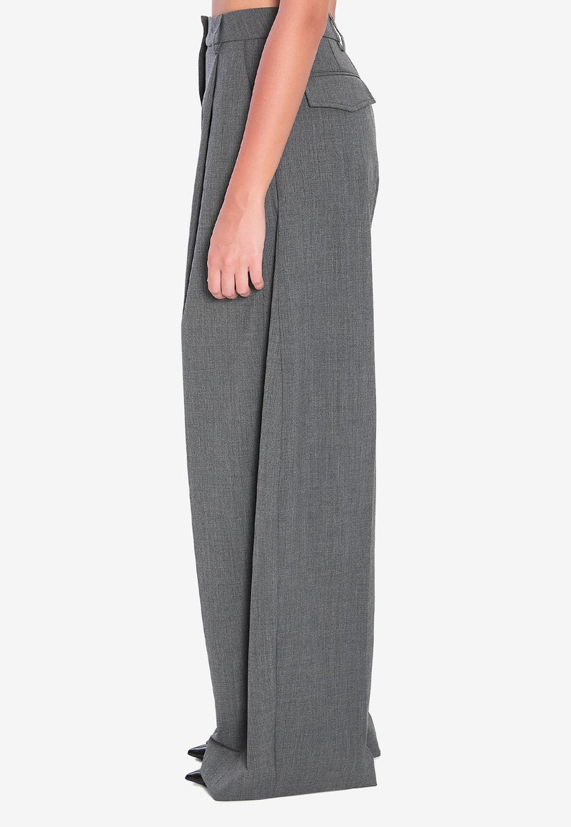 TheLatest Billie Wide-Leg Pants   Gray 3111W0206-ABTP-T0445